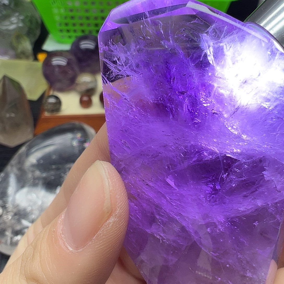 未镶嵌水晶珠宝半成品77水晶