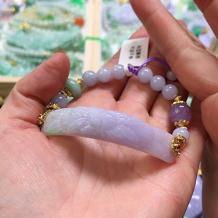 翡翠手链未镶嵌手串