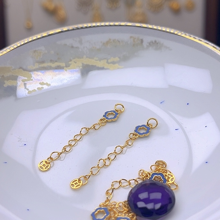 银S925镶嵌颈饰紫晶紫晶925镶嵌209