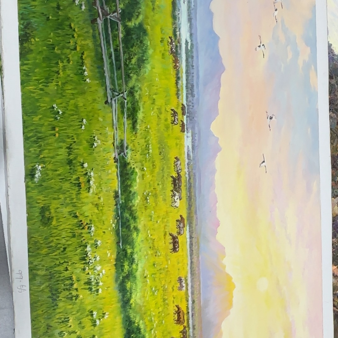 油画我也不想去看