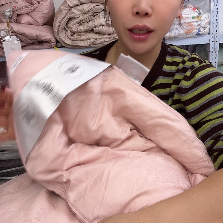 棉棉双胎被标准豆沙