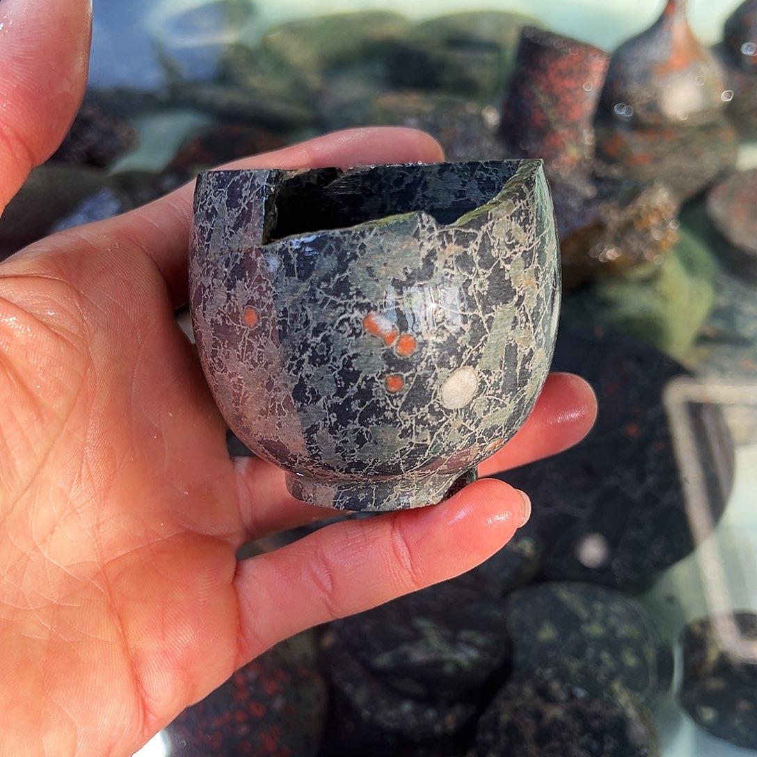 梅花玉鱼缸石茶周边微瑕不退不换