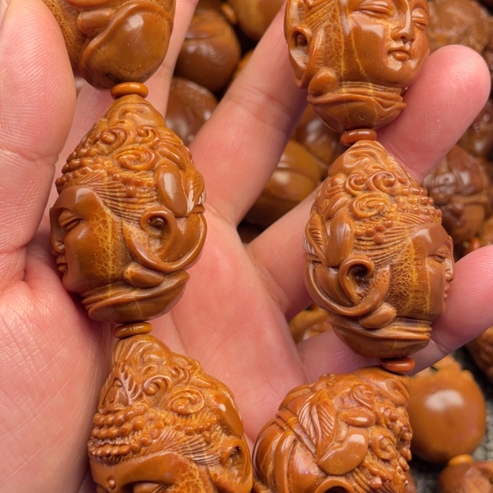 橄榄核吊坠唐*肉橄榄核手持