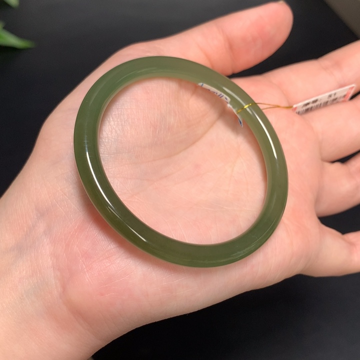 和田玉手镯未镶嵌54