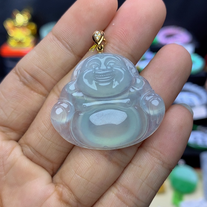 18K金镶嵌翡翠手链翡翠 