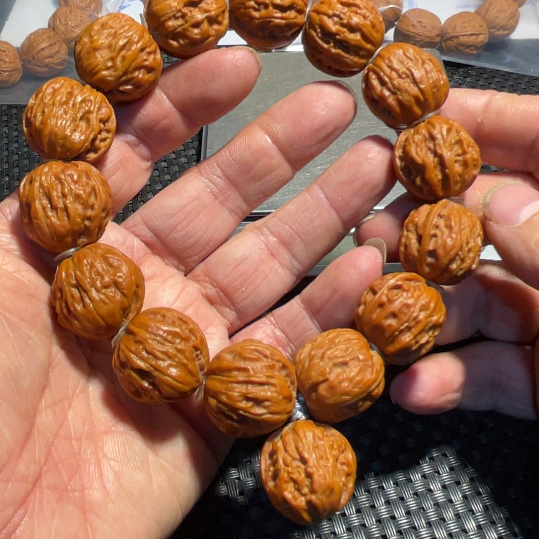 手串文玩核桃水波纹金蟾21