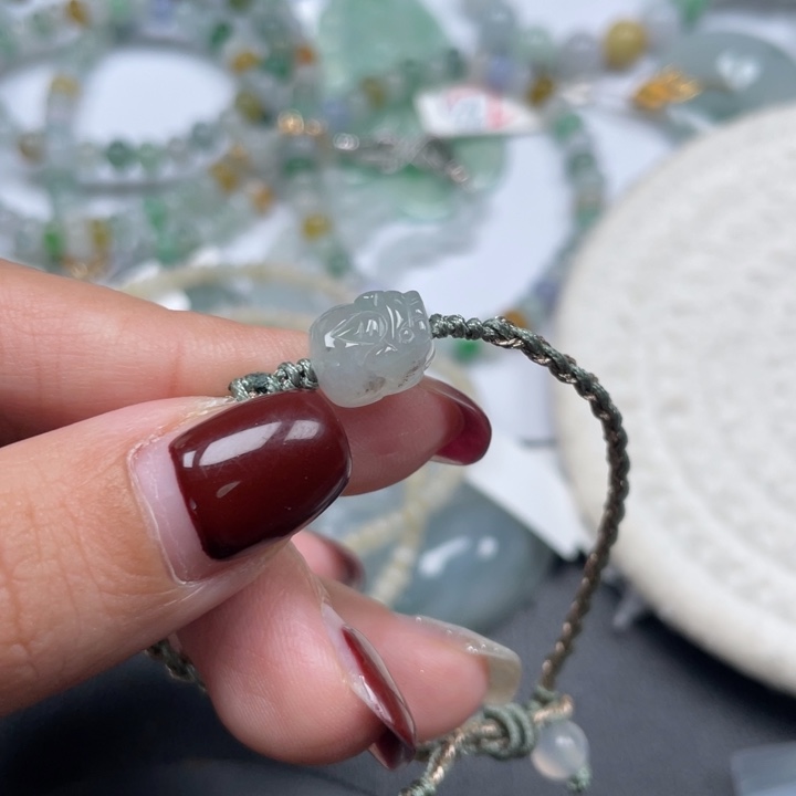 颈饰未镶嵌翡翠天然A货缅甸翡翠