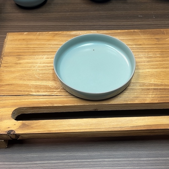 摆件一***界奉华碟 汝瓷