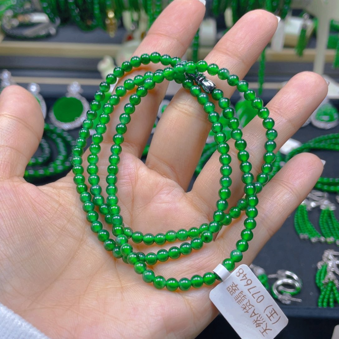 颈饰未镶嵌翡翠项链4