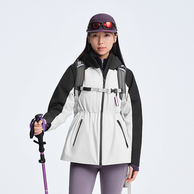 波司登2025秋季新款女一手长冲锋衣鹅绒服冲锋衣外套B250331302