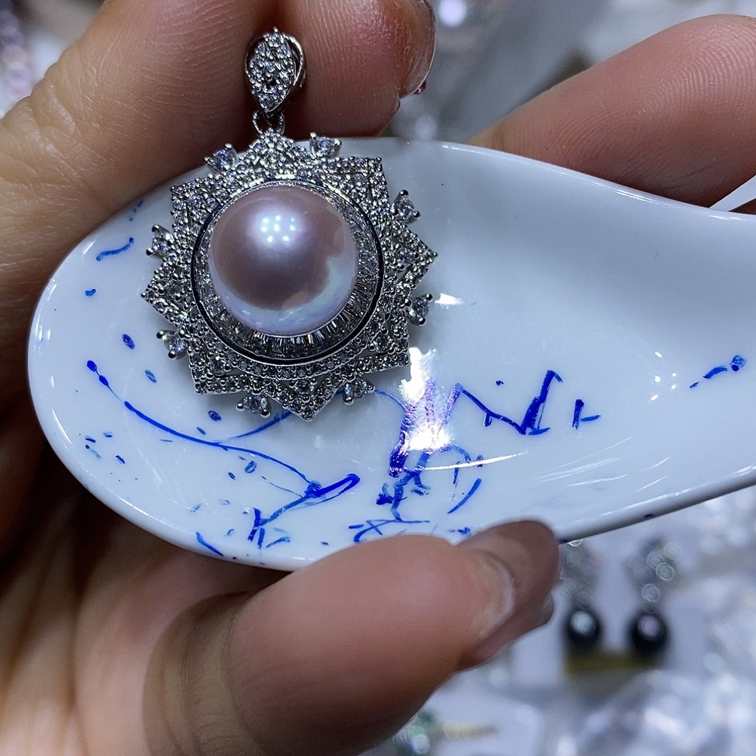 淡水珍珠耳钉未镶嵌