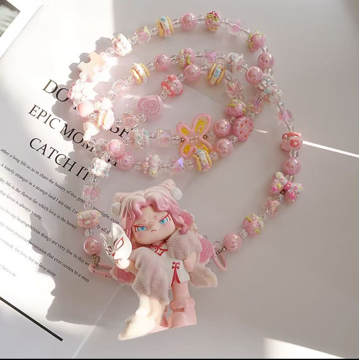 （直播拆）正版DIY大娃手绘珠长链背夹