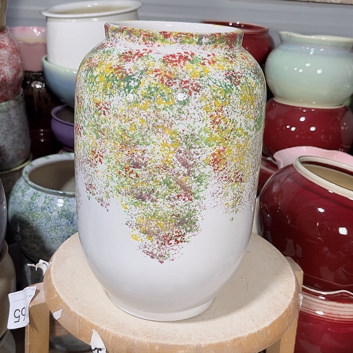 瓶口11高28无孔瑕景德镇陶瓷满29包邮