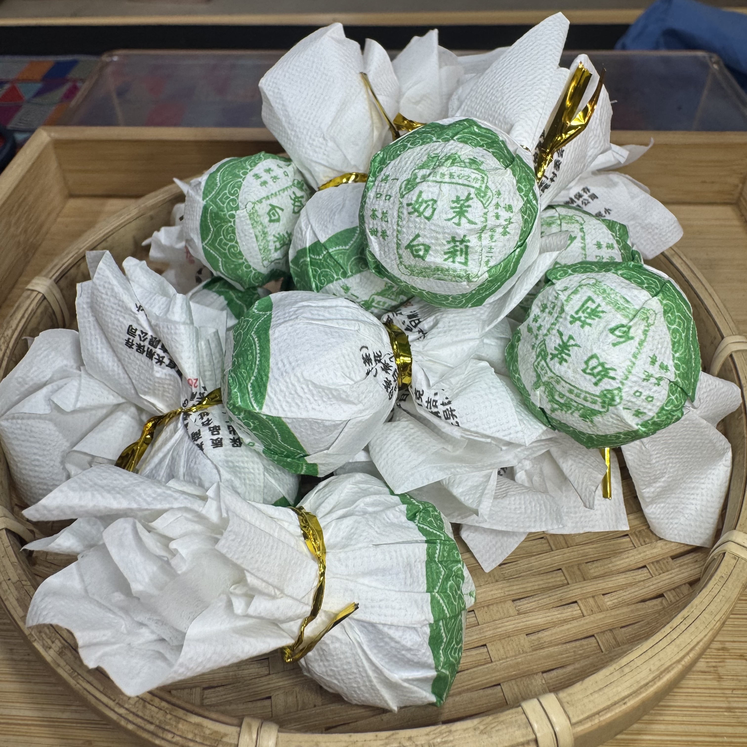 【茶山小原 】2025年-茉莉奶白-普洱调味白茶龙珠