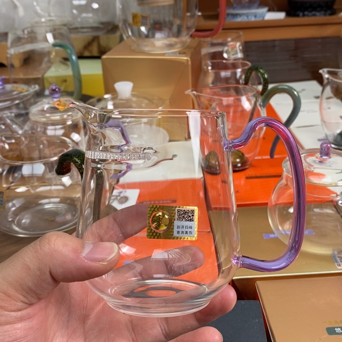 丰然茶海浅紫色样品微瑕