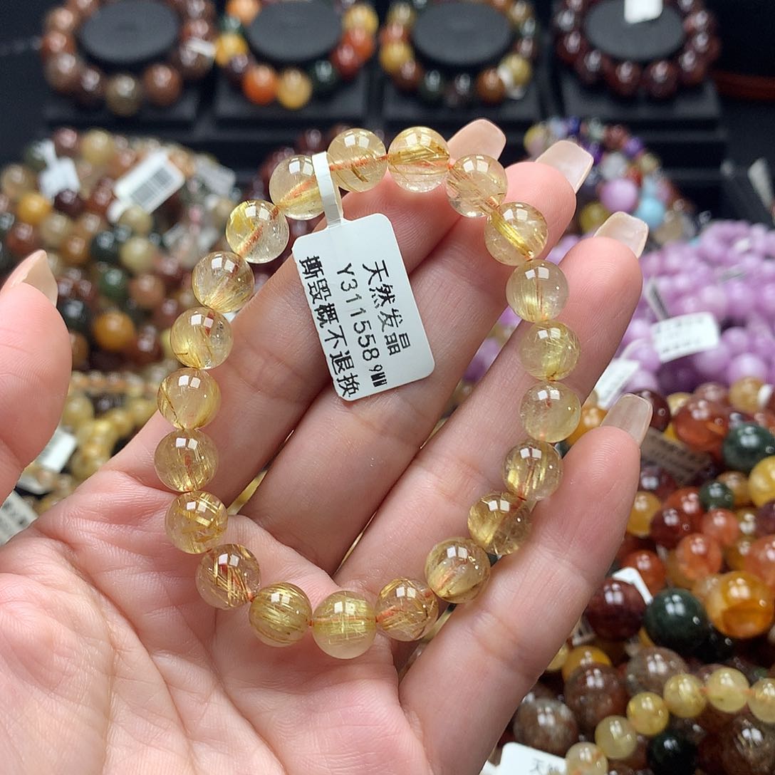 未镶嵌手链水晶，