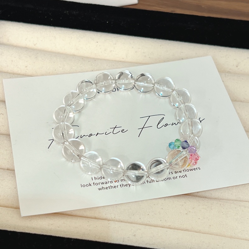 X646[小汪清泉]华子彩虹净体白水手链9m高端轻奢手串多样性发一