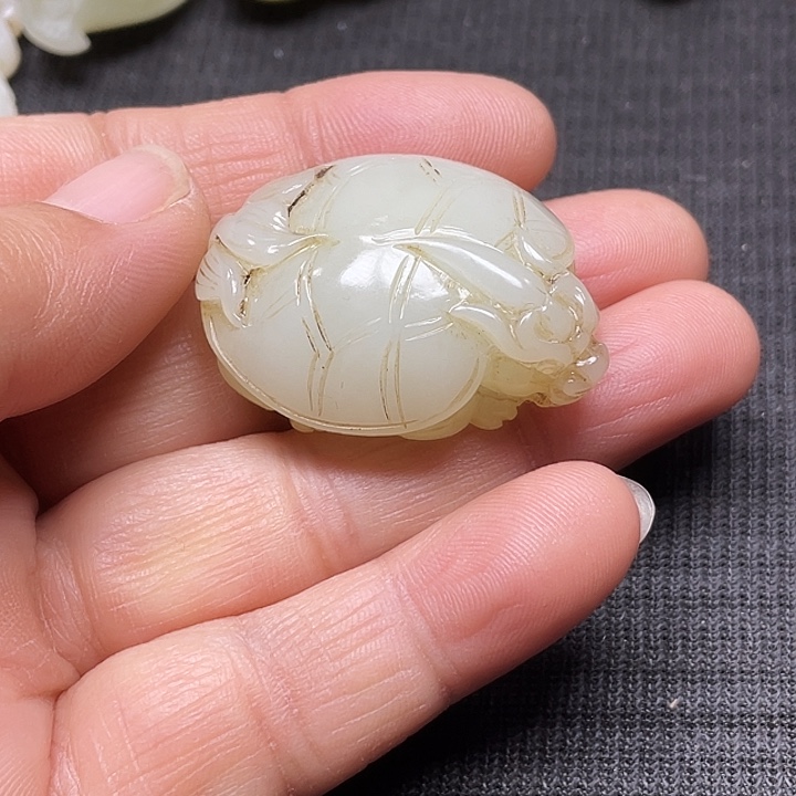 旅***客和田玉未镶嵌挂件