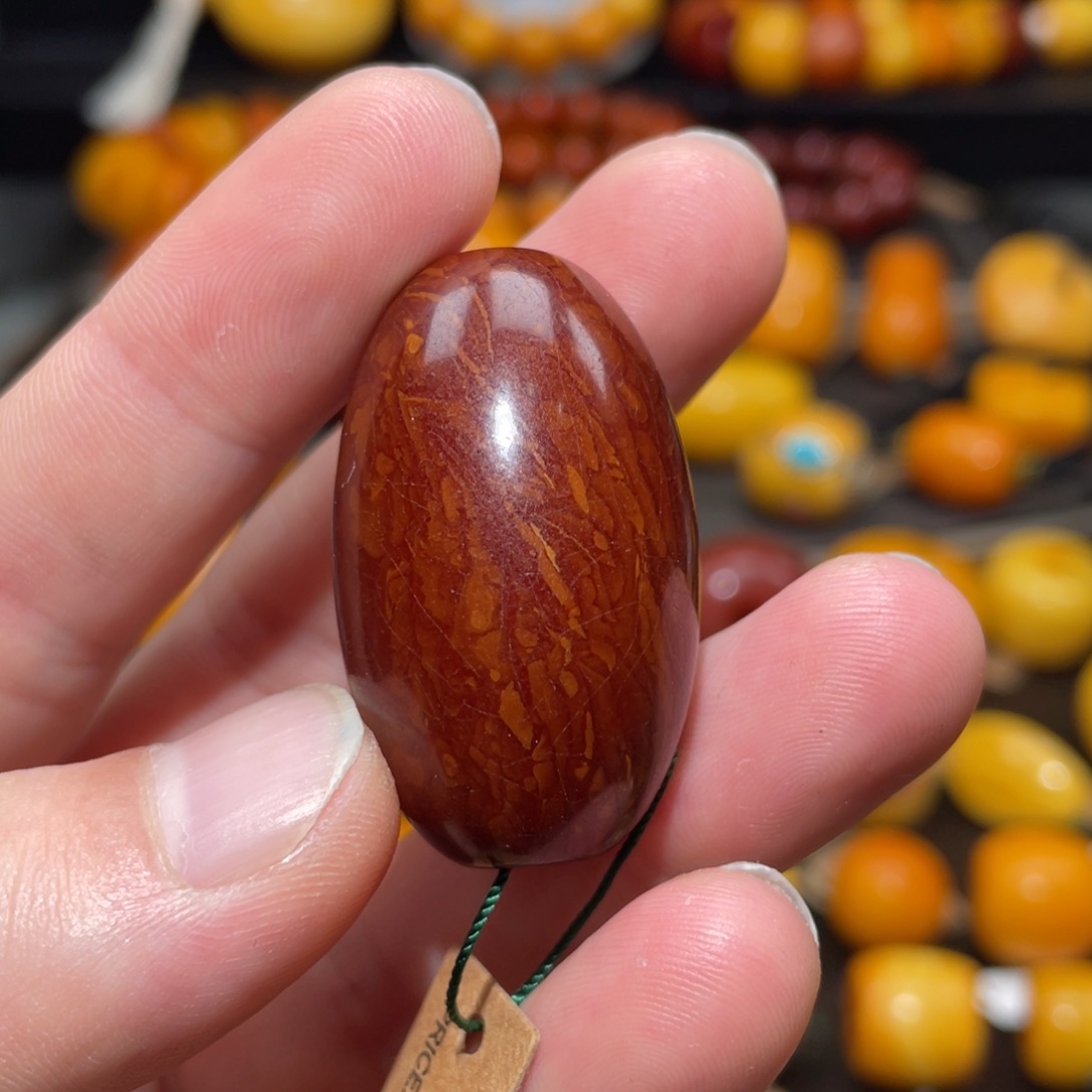 【闪购商品】琥珀裸石未镶嵌枣珠
