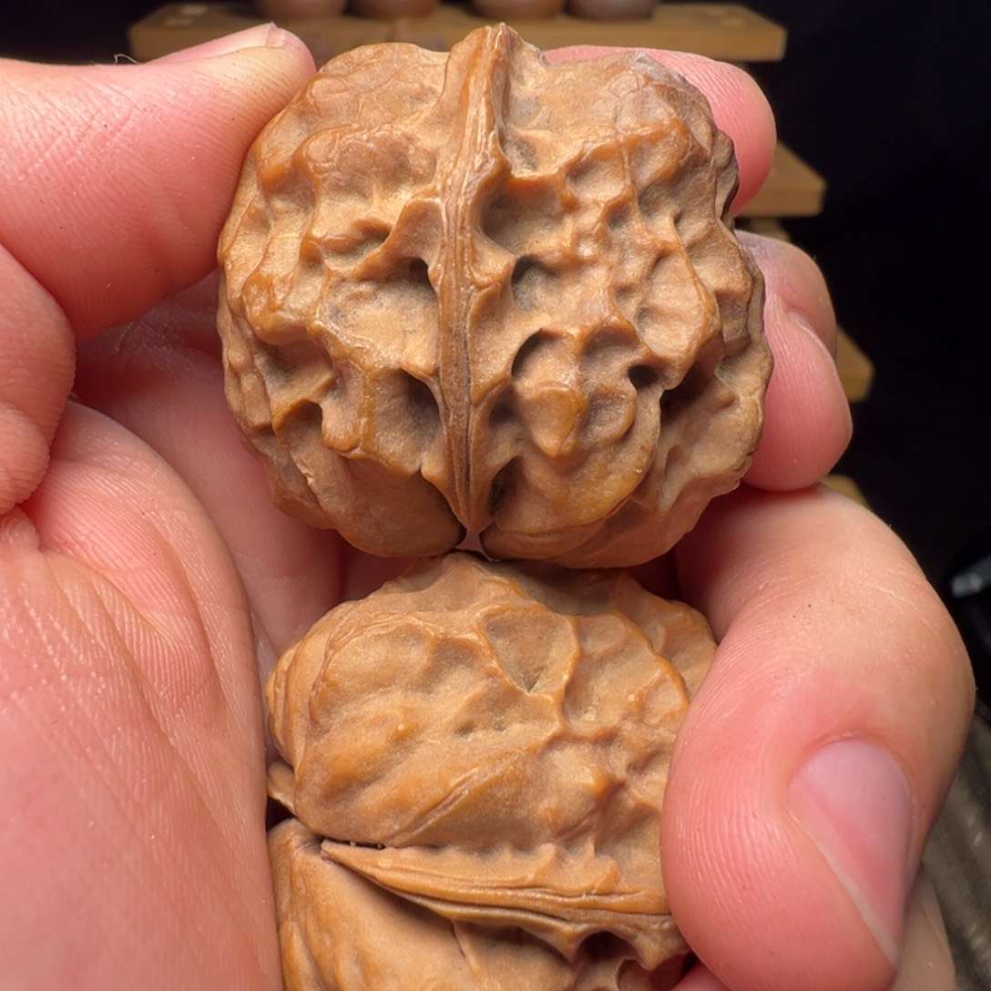 吊坠文玩核桃水晶元宝39mm