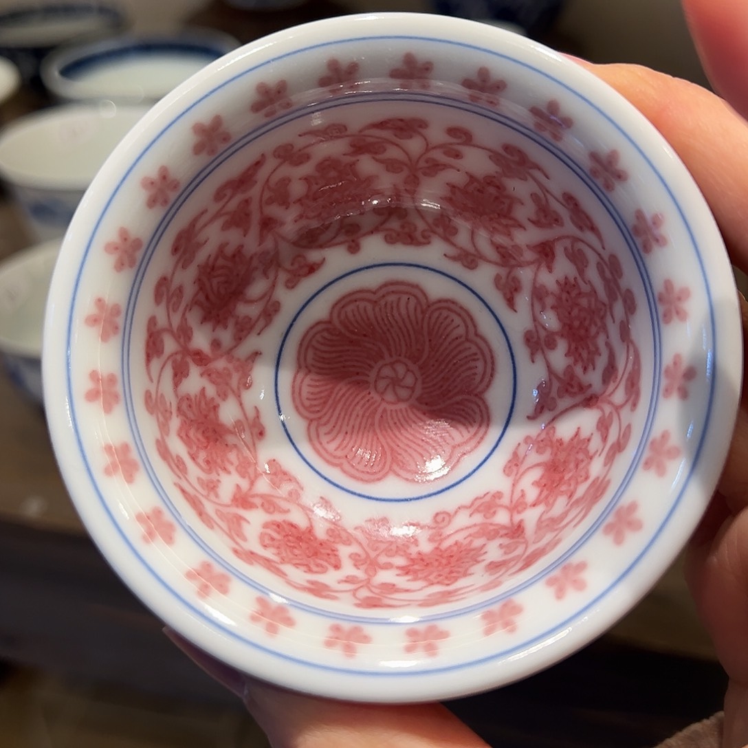 开播福利釉里红小压手