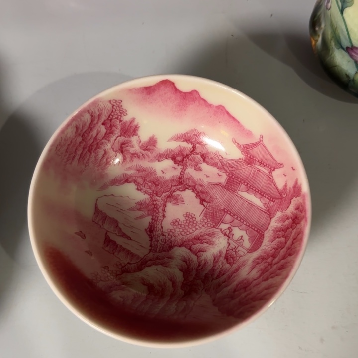 柴烧纯手工手绘陶瓷
