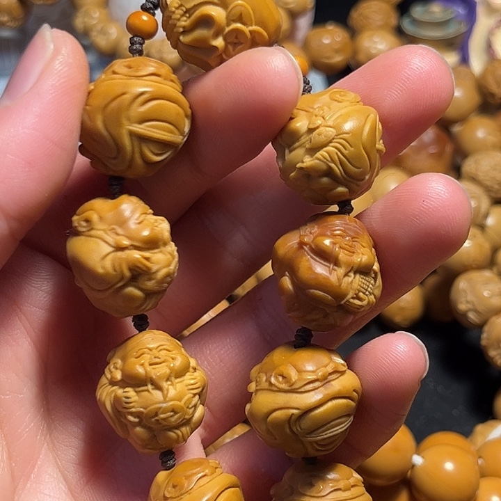 橄榄核手串/手链元甲财神