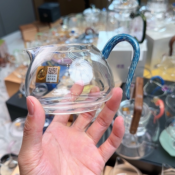 禾器淡然黛蓝公道杯