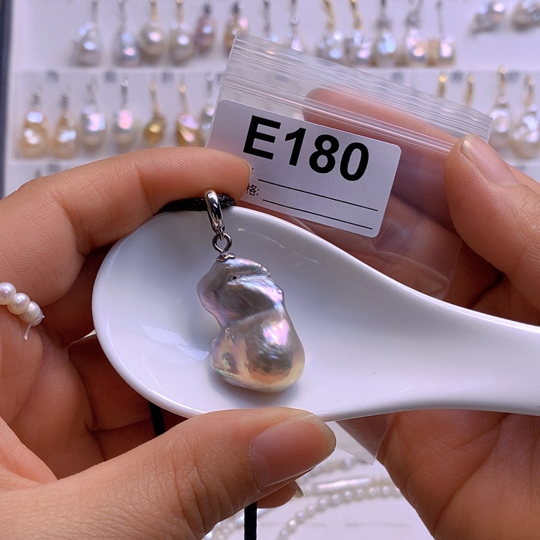 淡水珍珠颈饰银S925镶嵌