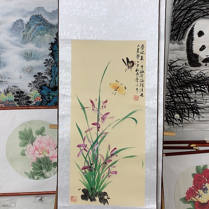 国画许*哥兰花1111111