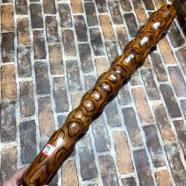 海南黄花梨琅琊棒手把棍长67公分大头粗7.5*8公分小头粗5公分