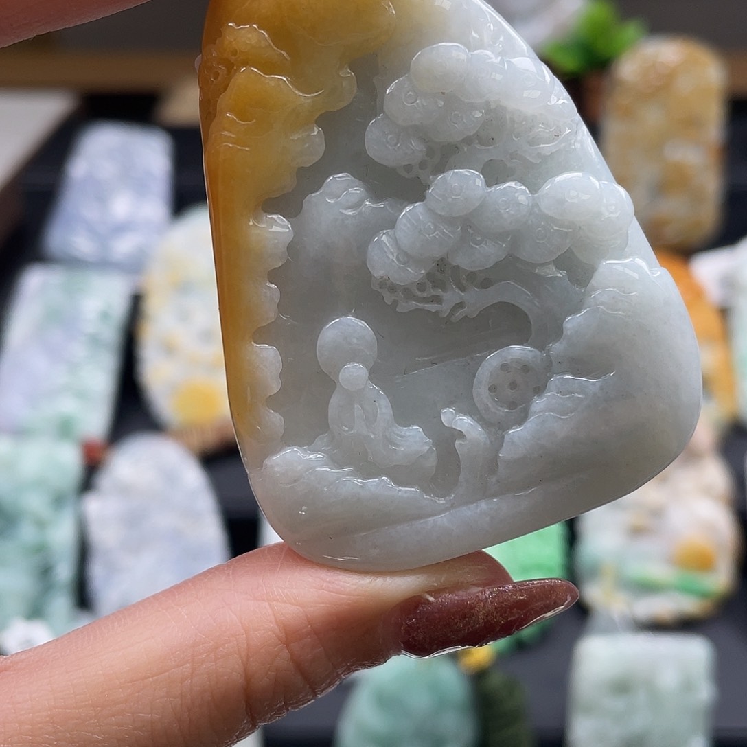 翡翠吊坠(不含链)未镶嵌