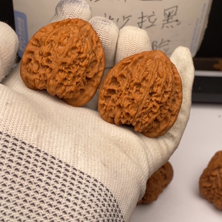 把件文玩核桃三角南疆石40