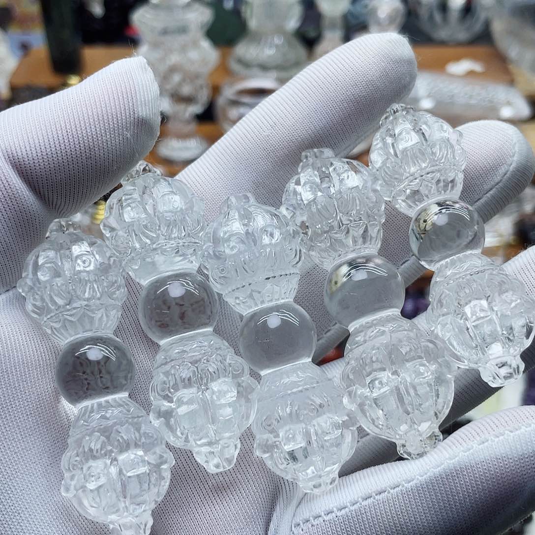 水晶颈饰未镶嵌吊坠