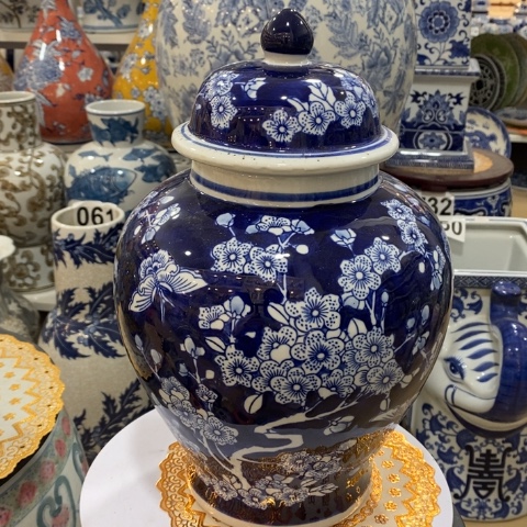 【闪购商品】摆件陶瓷微瑕将军罐摆件