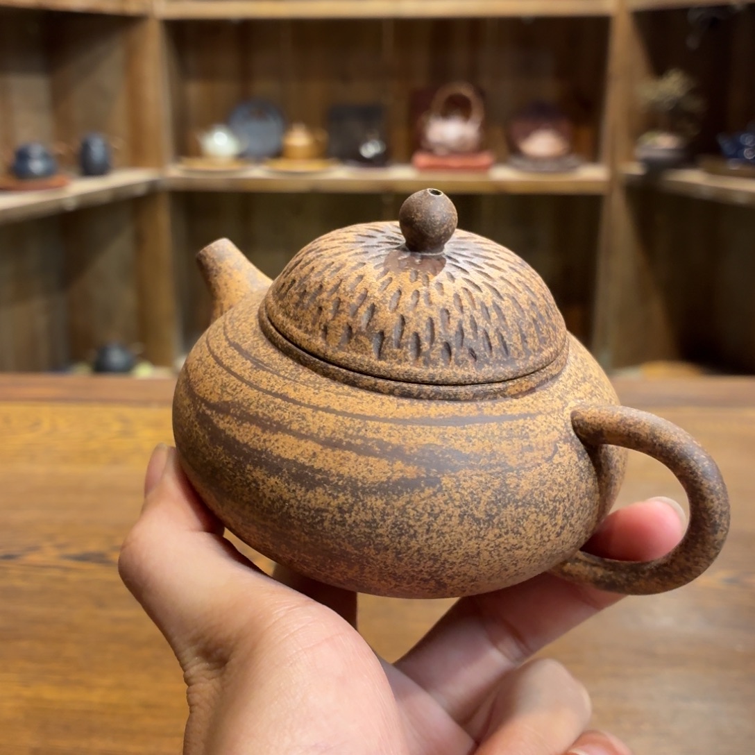 柴烧老岩泥茶器皿