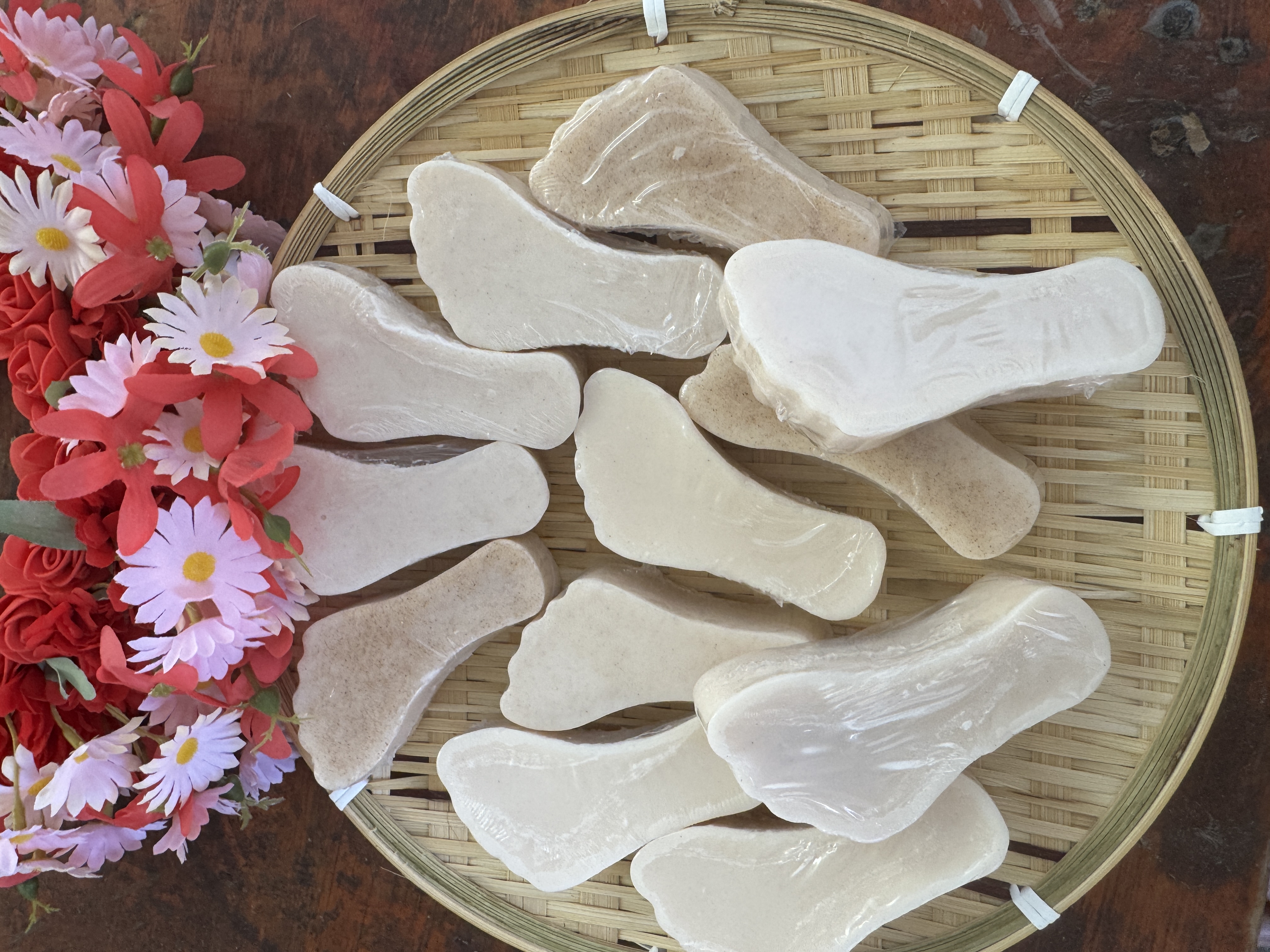 云南彝族阿婆手工制作【脚丫】手工皂 洗脚丫专用