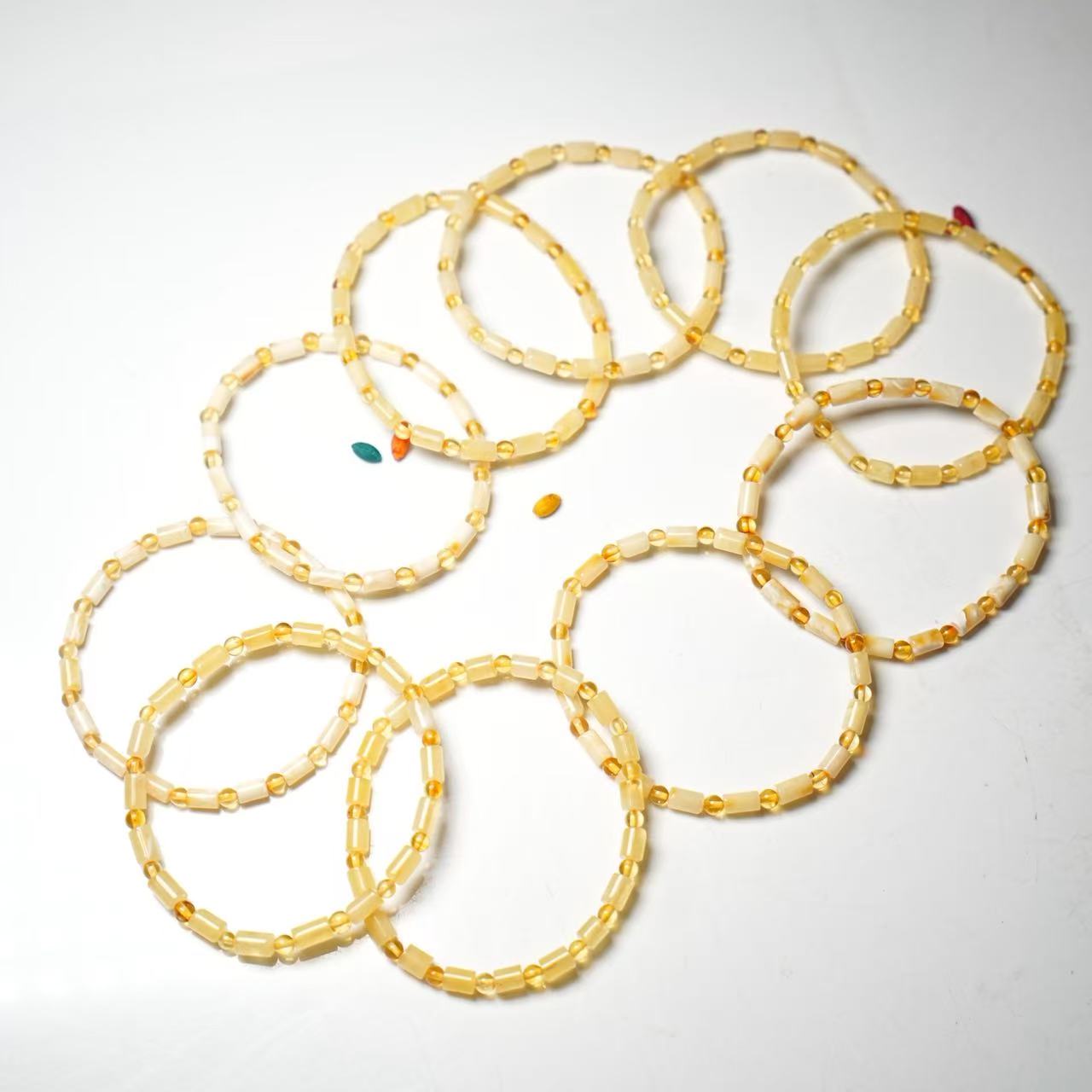 岚宫措|蜜蜡珠珠手链（多样性发一）L838