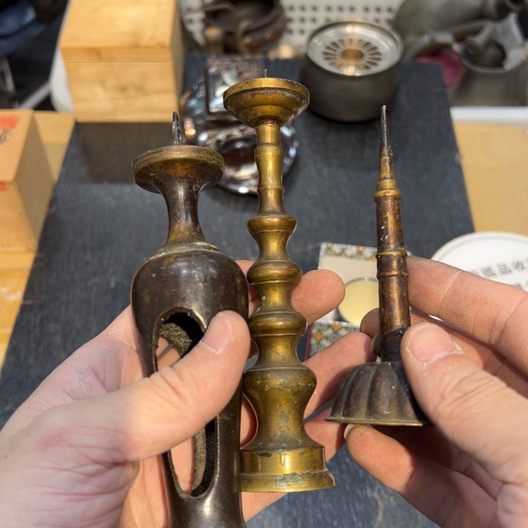 铜中古工艺品摆件