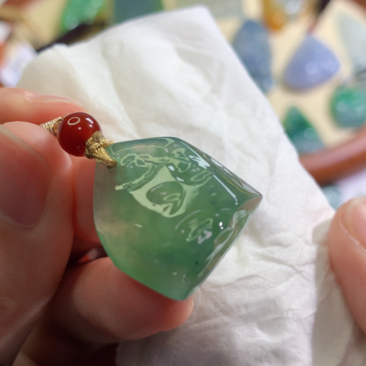 【闪购商品】翡翠吊坠(不含链)未镶嵌 4429