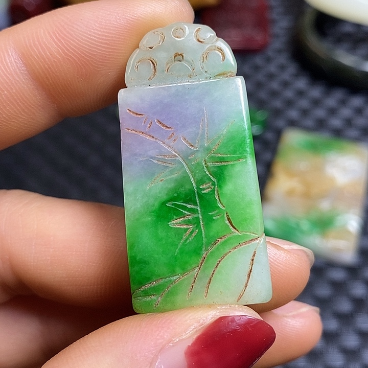 紫金钵盂菩提吊坠