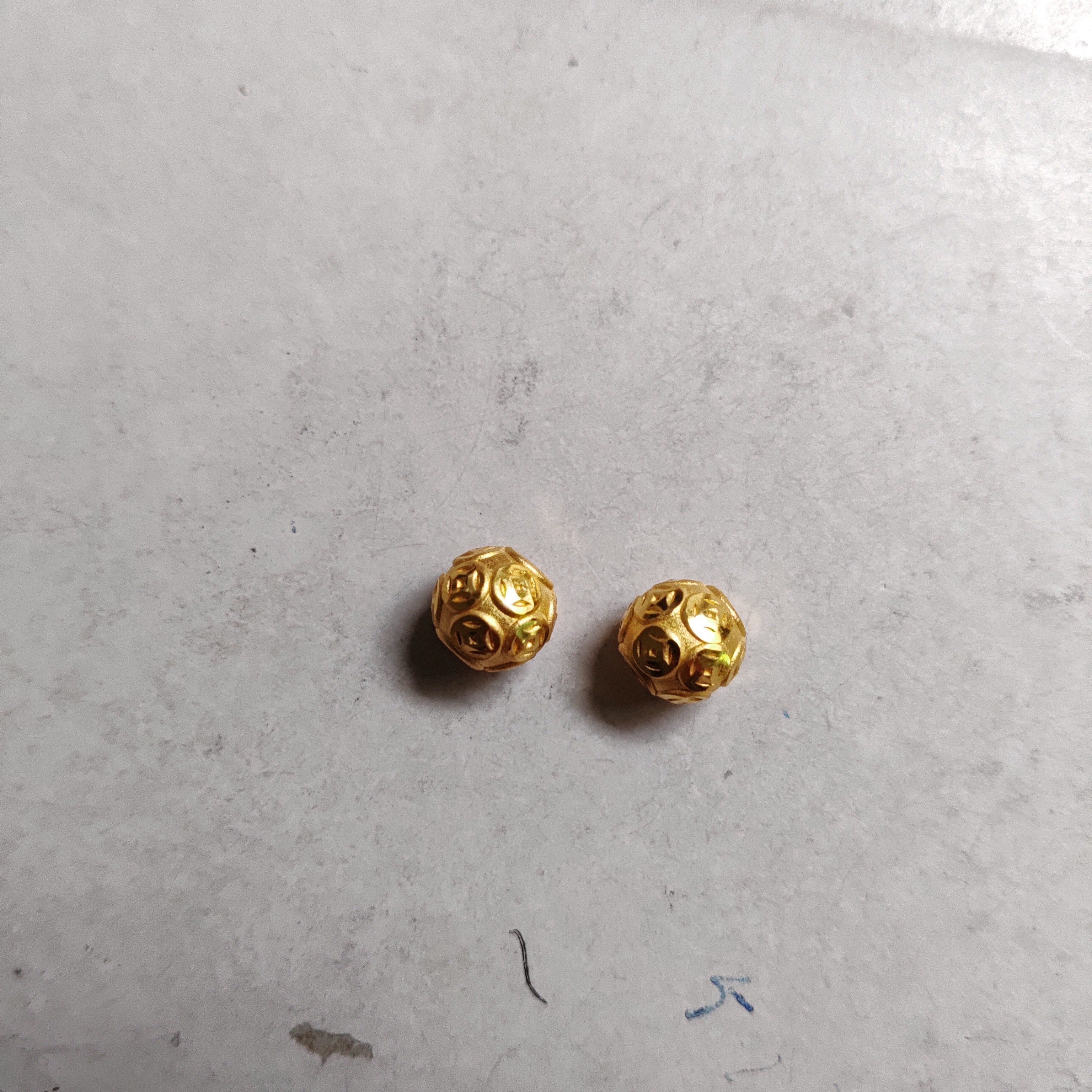 金元宝足金999貔貅珠子首饰