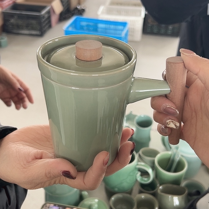 小米茶器龙泉青瓷