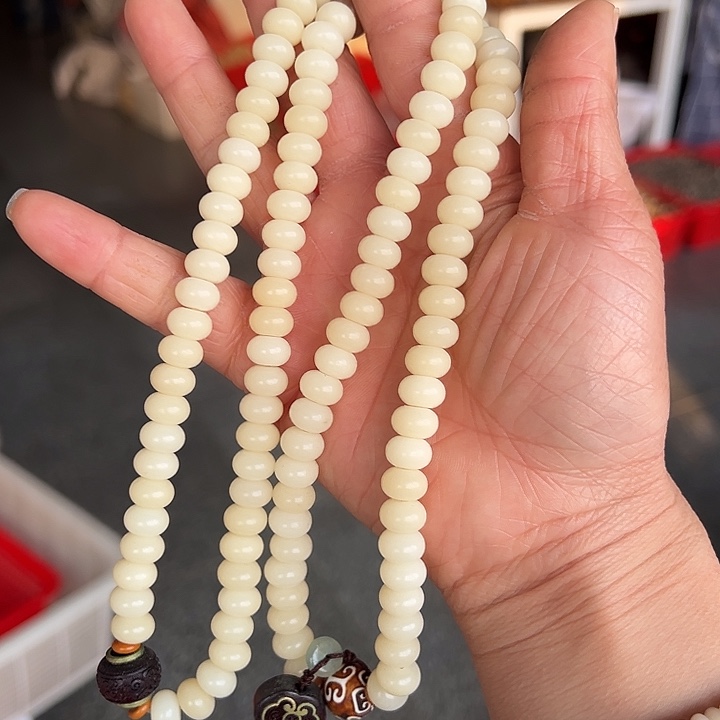 吊坠白玉菩提6×90