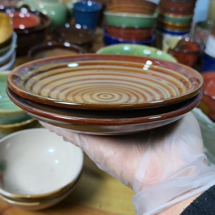 瓷片磁州窑五厂盘碗壶杯有瑕疵