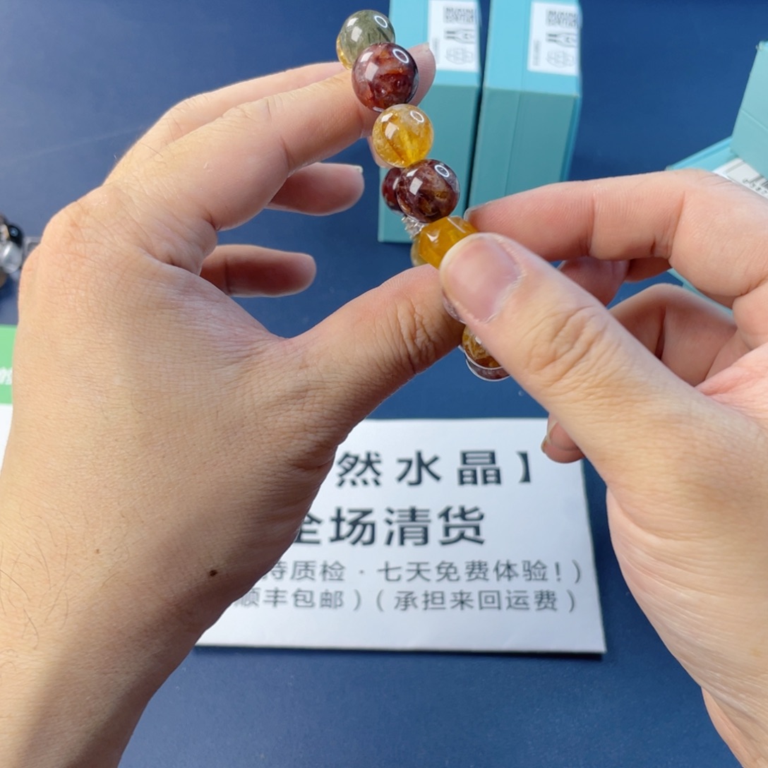 水晶银S925镶嵌手链