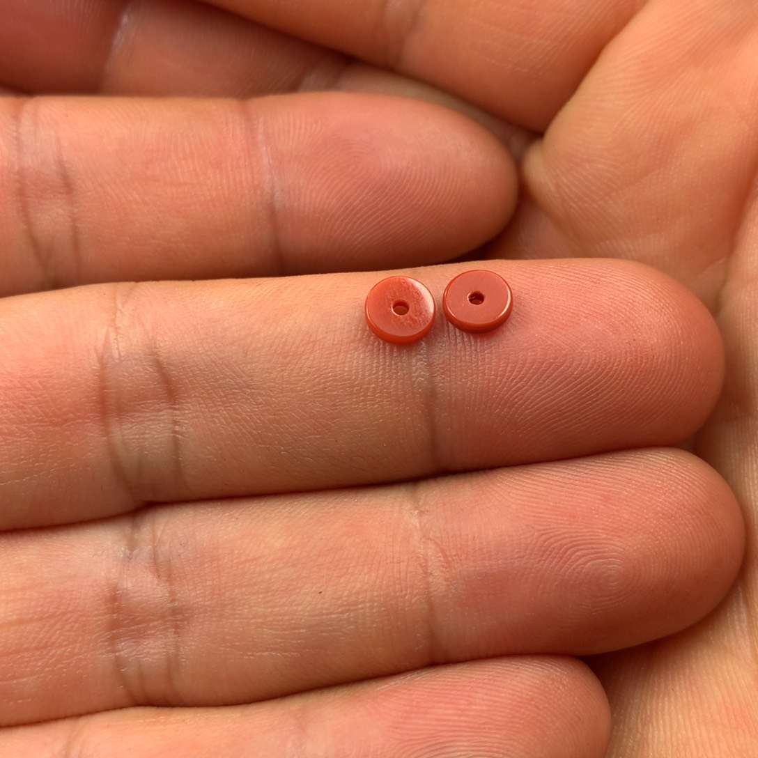 南红玛瑙隔片未镶嵌