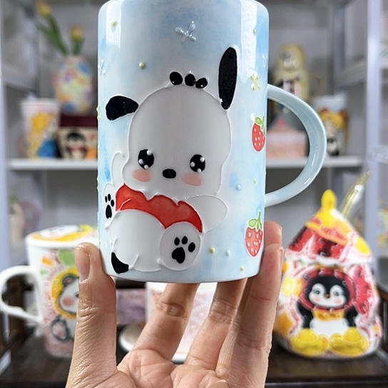 手绘陶瓷高温釉下彩陶瓷