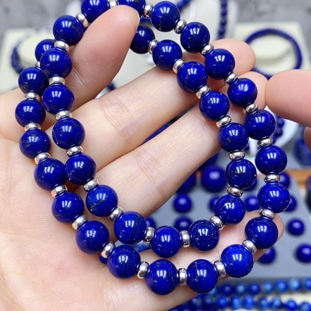 青金石未镶嵌手链