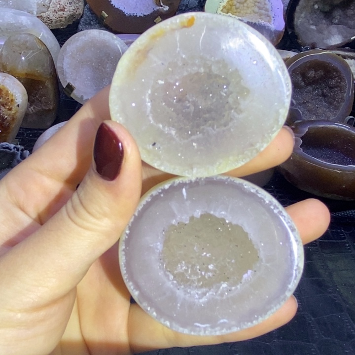 水晶未镶嵌珠宝半成品聚宝盆